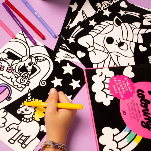 Omy - Coloriage velours - Lily