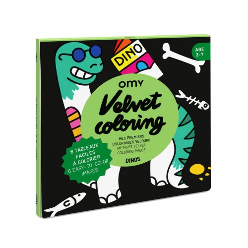 Omy - Coloriage velours - Dino Omy - Coloriage velours - Dino