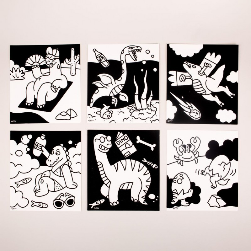 Omy - Coloriage velours - Dino Voir la slide Omy - Coloriage velours - Dino