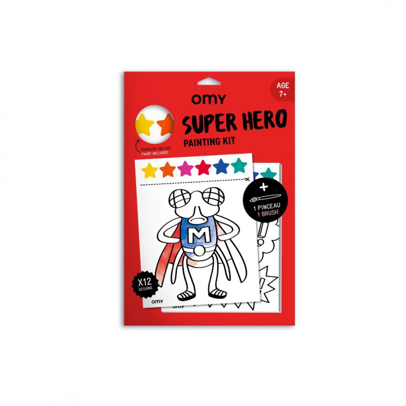 *Omy - Painting Kit - Super Hero Voir la slide *Omy - Painting Kit - Super Hero