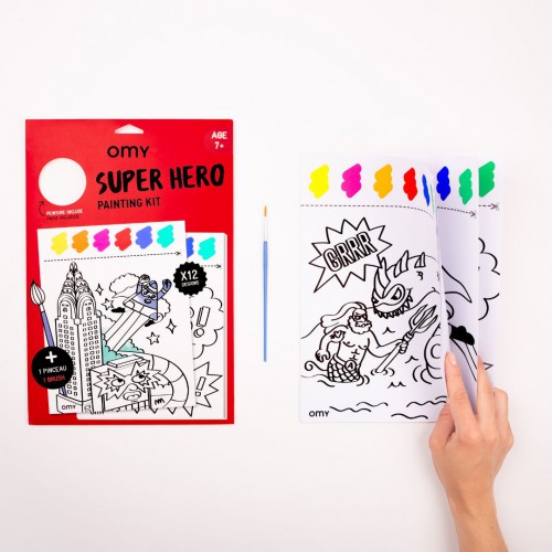 *Omy - Painting Kit - Super Hero *Omy - Painting Kit - Super Hero