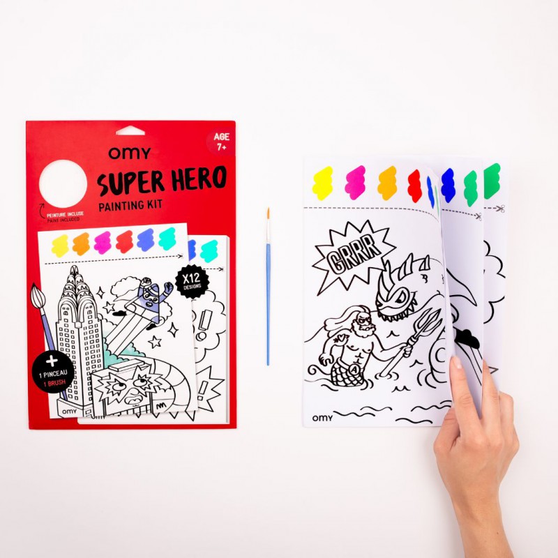 *Omy - Painting Kit - Super Hero Voir la slide *Omy - Painting Kit - Super Hero