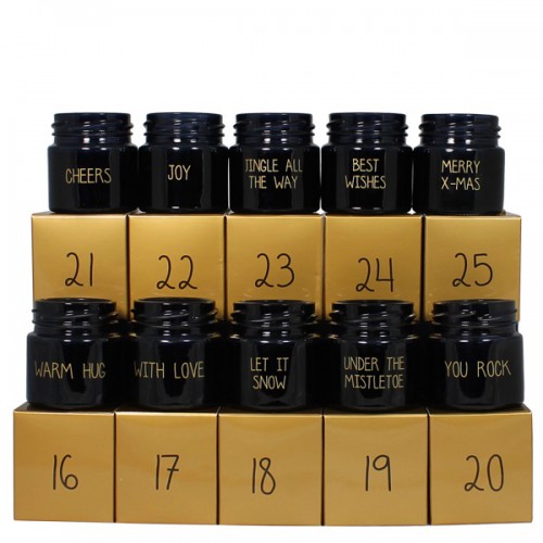My Flame - Bougies Calendrier de l'avent - Black My Flame - Bougies Calendrier de l'avent - Black
