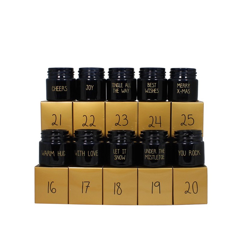My Flame - Bougies Calendrier de l'avent - Black Voir la slide My Flame - Bougies Calendrier de l'avent - Black