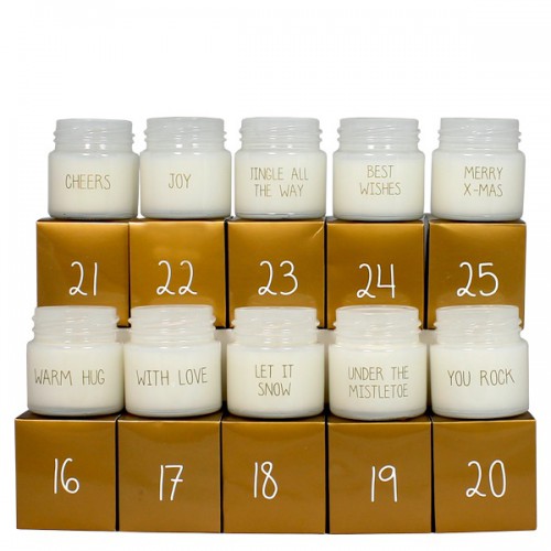 My Flame - Bougies Calendrier de l'avent - White My Flame - Bougies Calendrier de l'avent - White