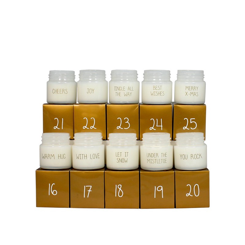 My Flame - Bougies Calendrier de l'avent - White Voir la slide My Flame - Bougies Calendrier de l'avent - White