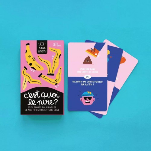 Jeu C'est quoi le pire? - Minus Editions Jeu C'est quoi le pire? - Minus Editions