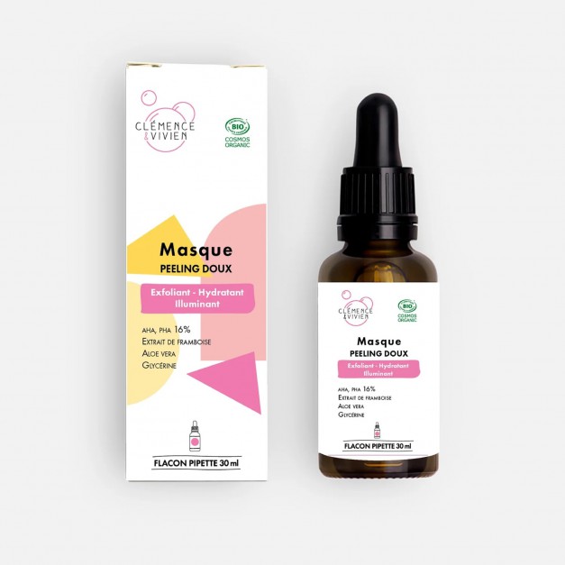 Masque Peeling Doux – Clémence & Vivien | Exfolie et Illumine