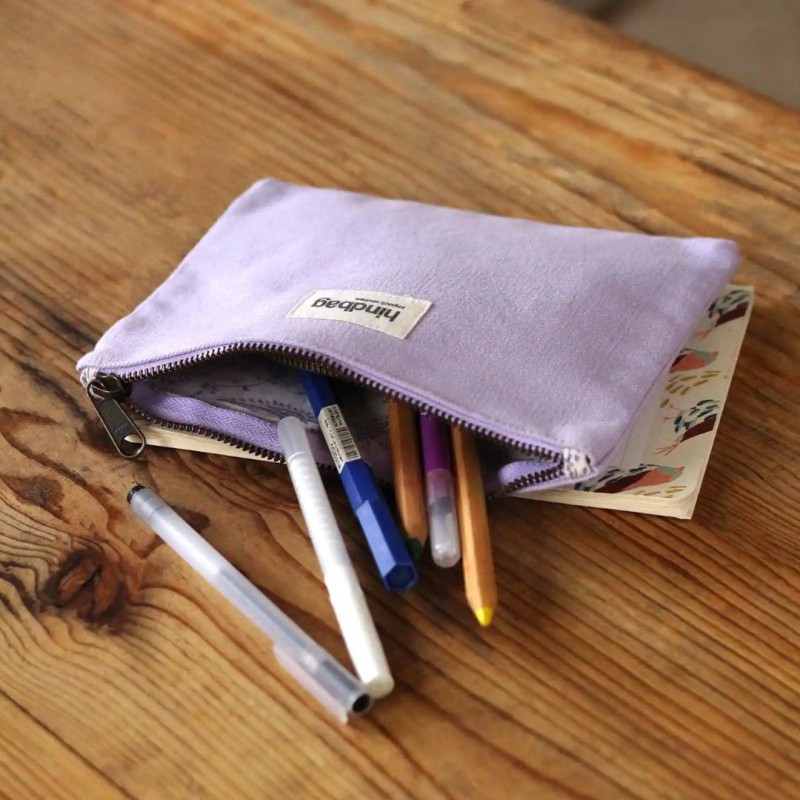 Petite pochette zippée en coton bio GOTS – Idéale pour accessoires Voir la slide Petite pochette zippée en coton bio GOTS – Idéale pour accessoires