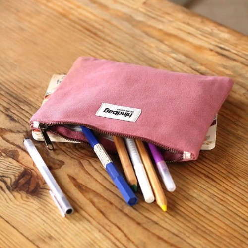 Petite pochette zippée en coton bio GOTS – Idéale pour accessoires Petite pochette zippée en coton bio GOTS – Idéale pour accessoires
