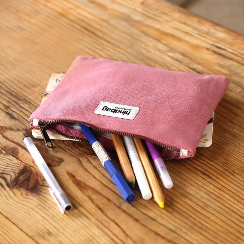 Petite pochette zippée en coton bio GOTS – Idéale pour accessoires Voir la slide Petite pochette zippée en coton bio GOTS – Idéale pour accessoires