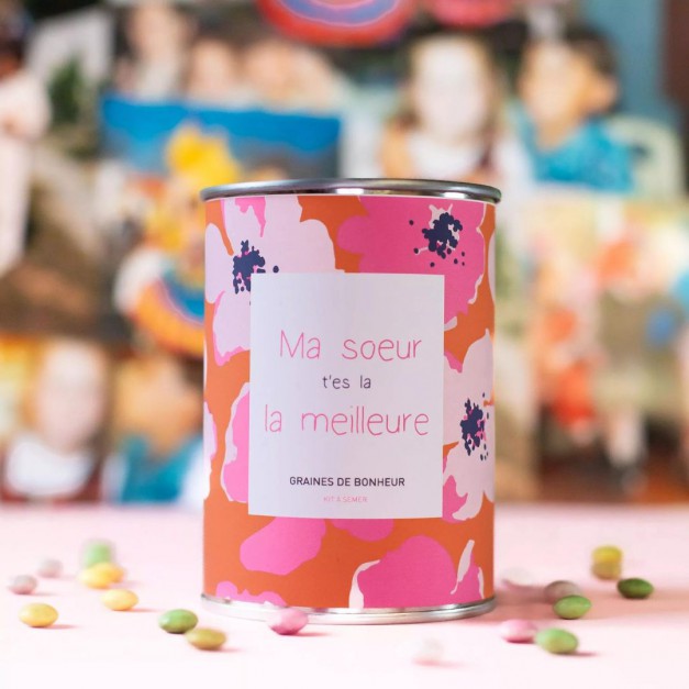 Kit à semer "Ma soeur t'es la meilleure" - Mauvaises Graines