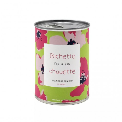 Kit à semer "Bichette t'es la plus chouette" - Mauvaises Graines Kit à semer "Bichette t'es la plus chouette" - Mauvaises Graines