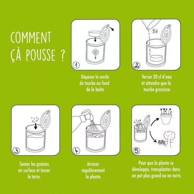Kit à semer "Bichette t'es la plus chouette" - Mauvaises Graines