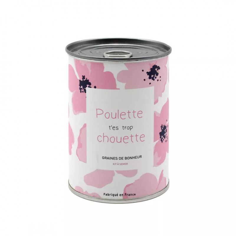 Kit à semer "Poulette t'es trop chouette" - Mauvaises Graines Voir la slide Kit à semer "Poulette t'es trop chouette" - Mauvaises Graines