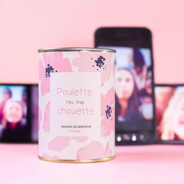 Kit à semer "Poulette t'es trop chouette" - Mauvaises Graines