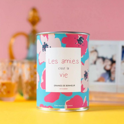 Kit à semer "Les ami.e.s c'est la vie" - Mauvaises Graines Kit à semer "Les ami.e.s c'est la vie" - Mauvaises Graines