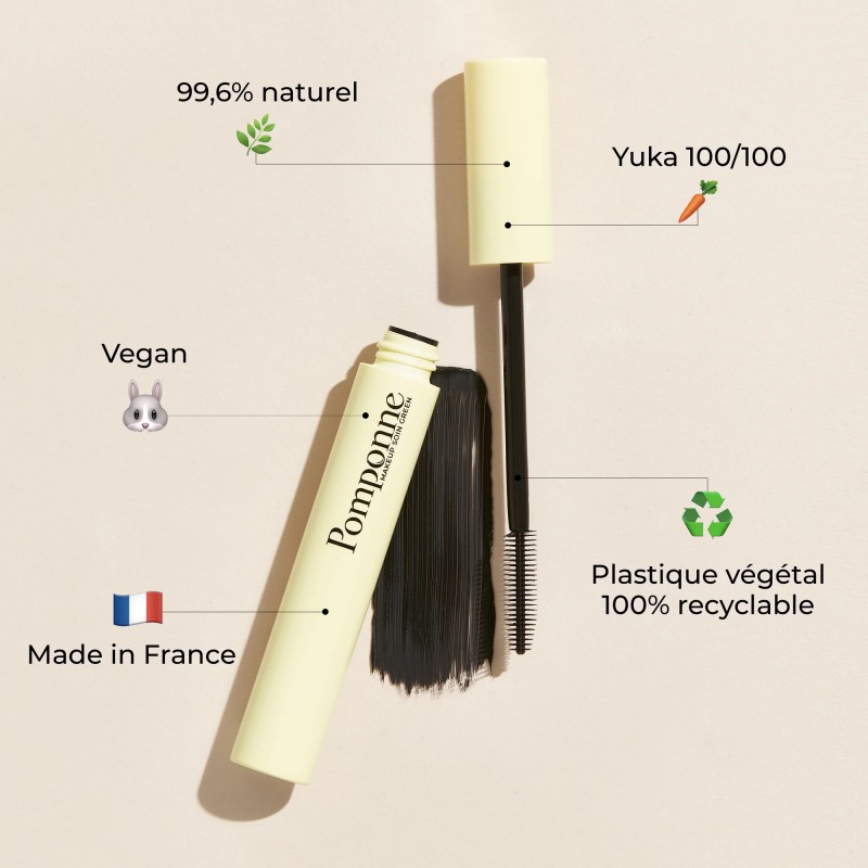 Voir la slide Mascara Naturel Booster de Cils - Noir Intense - Pomponne