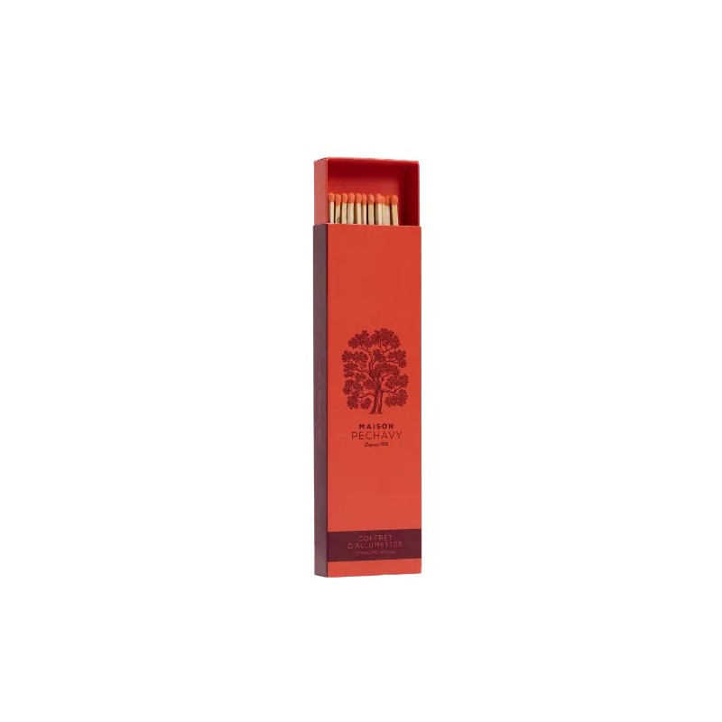 Voir la slide Maison Pechavy – Coffret de 40 Allumettes Longues Corail