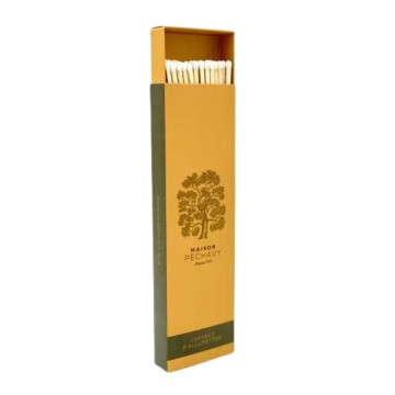 Coffret 40 allumettes longues Ocre Gismonda - Maison Pechavy