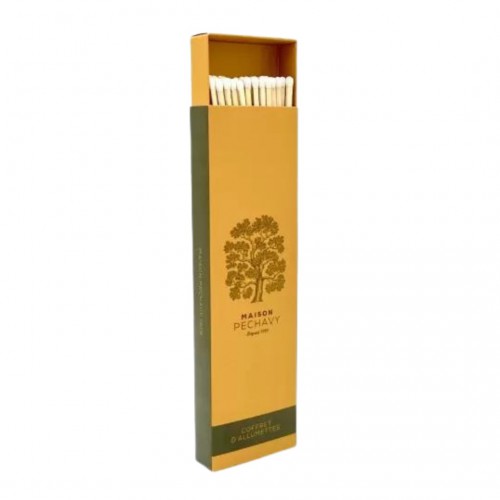 Coffret 40 allumettes longues Ocre Gismonda - Maison Pechavy Coffret 40 allumettes longues Ocre Gismonda - Maison Pechavy