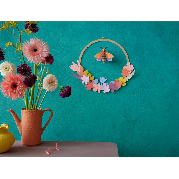 Couronne de Fleurs en Papier 3D – Studio ROOF