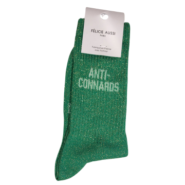 Félicie Aussi - Chaussettes Paillettes Anti-connards - Fabriquées en France