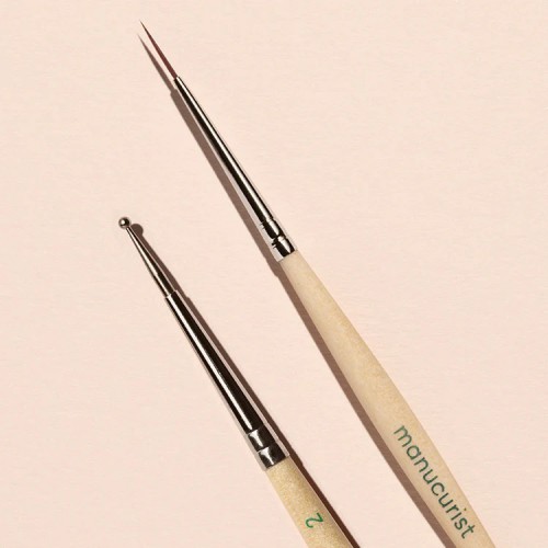 Manucurist - Duo Nail Art Dotting Tool & Pinceau - Précision & Créativité