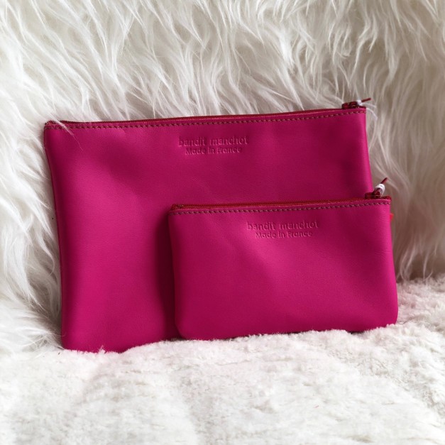 Pochette rose fushia S ou L