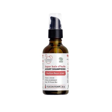 Bain d'Huile Avant Shampoing - 10 Huiles Bio Nourrissantes
