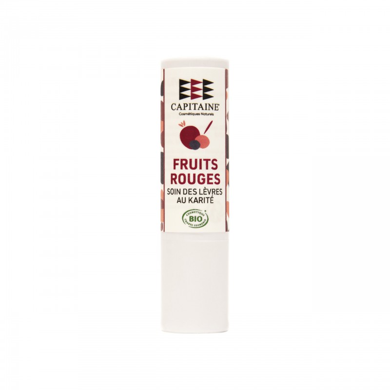 Baume à lèvres bio - fruits rouges - Capitaine Cosmétiques Voir la slide Baume à lèvres bio - fruits rouges - Capitaine Cosmétiques