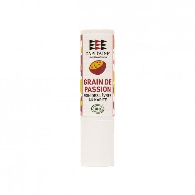Baume à lèvres bio - grain de passion - Capitaine Cosmétiques