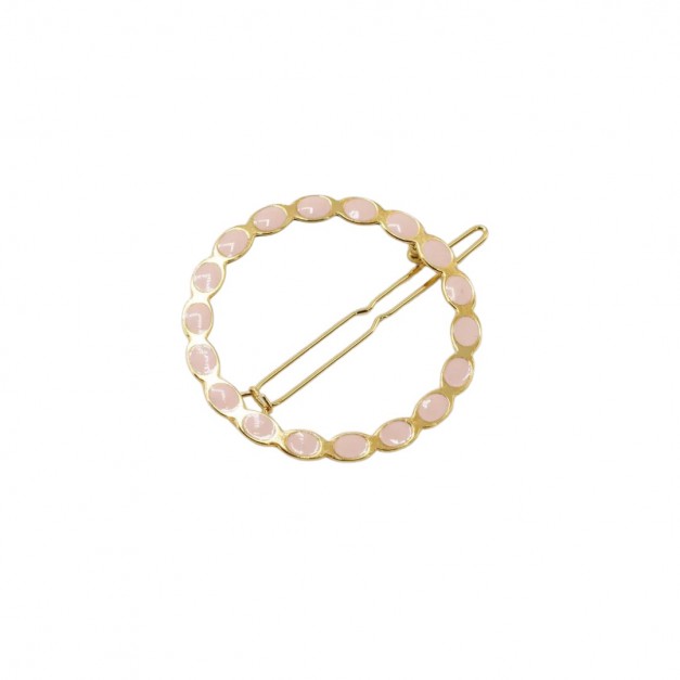 Gypso - Barette Appoline - doré/rose poudré