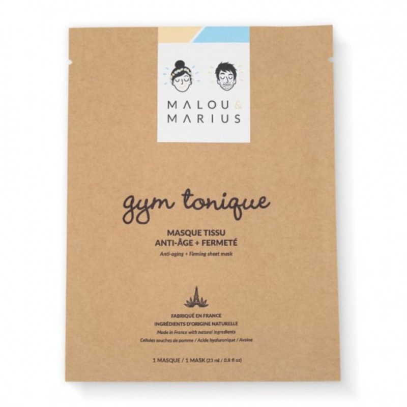 Masque visage Gym tonique : anti-âge et vitalité - Malou et Marius Voir la slide Masque visage Gym tonique : anti-âge et vitalité - Malou et Marius