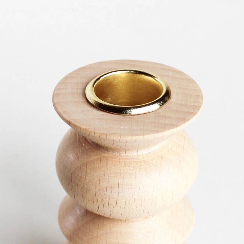 5MM Paper - Bougeoir totem en bois - court Nr 5 Voir la slide 5MM Paper - Bougeoir totem en bois - court Nr 5