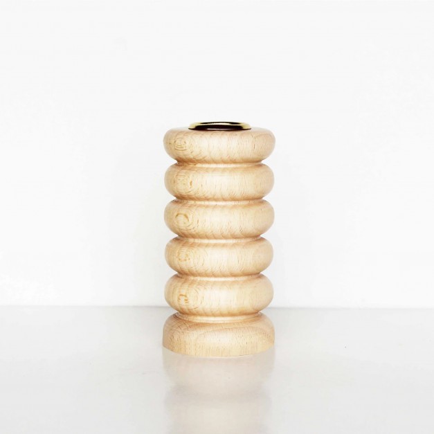 5MM Paper - Bougeoir totem en bois - moyen Nr 1