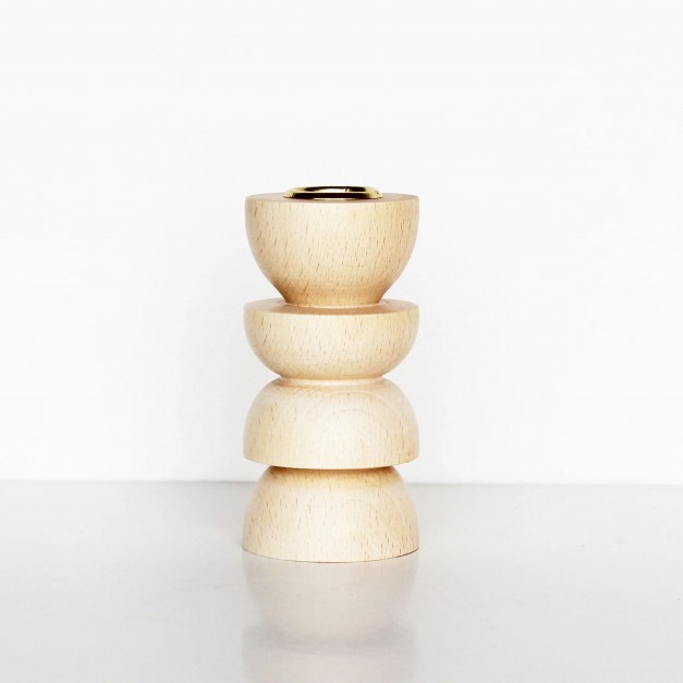 5MM Paper - Bougeoir totem en bois - moyen Nr 4