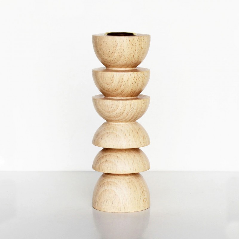 5MM Paper - Bougeoir totem en bois - Grand Nr 4 Voir la slide 5MM Paper - Bougeoir totem en bois - Grand Nr 4