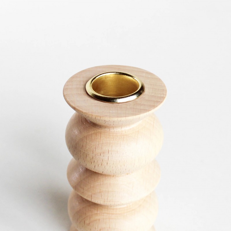 5MM Paper - Bougeoir totem en bois - grand Nr 5 Voir la slide 5MM Paper - Bougeoir totem en bois - grand Nr 5