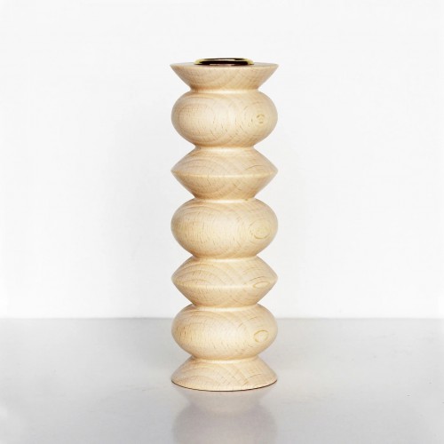 5MM Paper - Bougeoir totem en bois - grand Nr 5 5MM Paper - Bougeoir totem en bois - grand Nr 5