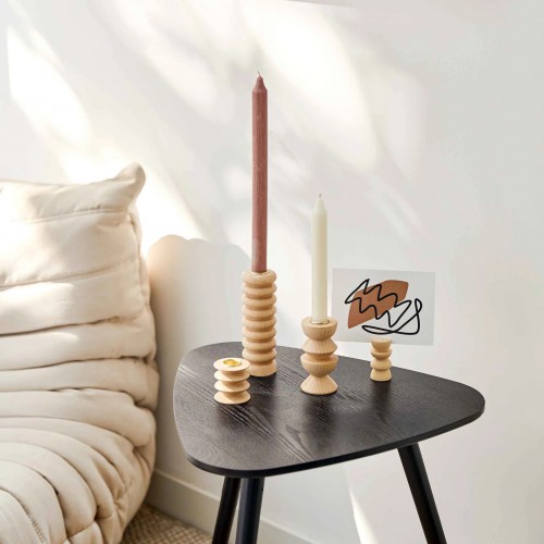 5MM Paper - Bougeoir totem en bois - grand Nr 1 5MM Paper - Bougeoir totem en bois - grand Nr 1
