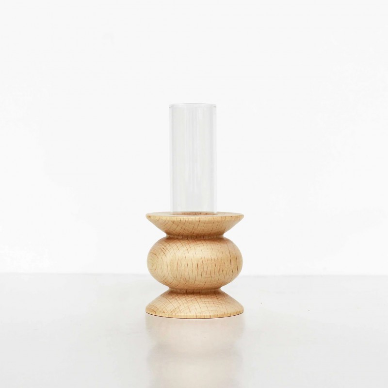5MM Paper - vase de table en bois Totem - court Nr 5 Voir la slide 5MM Paper - vase de table en bois Totem - court Nr 5