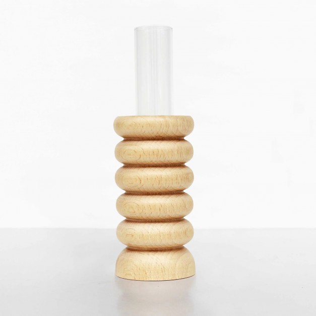 5MM Paper - vase de table en bois Totem - Moyen Nr 1