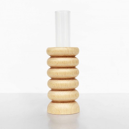 5MM Paper - vase de table en bois Totem - Moyen Nr 1 5MM Paper - vase de table en bois Totem - Moyen Nr 1