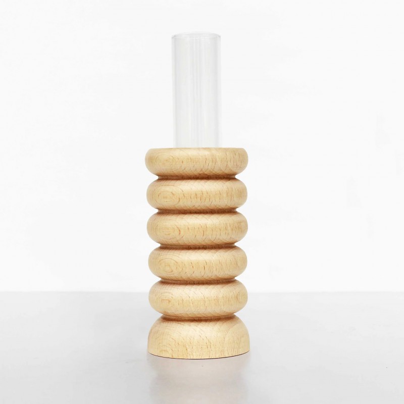 5MM Paper - vase de table en bois Totem - Moyen Nr 1 Voir la slide 5MM Paper - vase de table en bois Totem - Moyen Nr 1