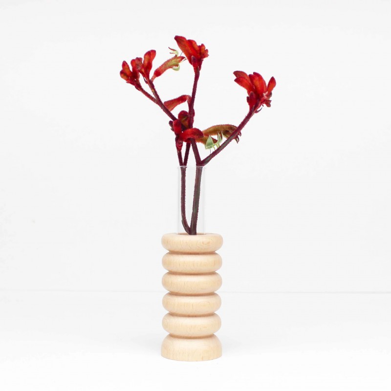 5MM Paper - vase de table en bois Totem - Moyen Nr 1 Voir la slide 5MM Paper - vase de table en bois Totem - Moyen Nr 1