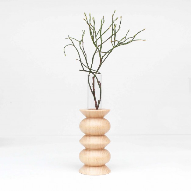 5MM Paper - vase de table en bois Totem - Moyen Nr 5