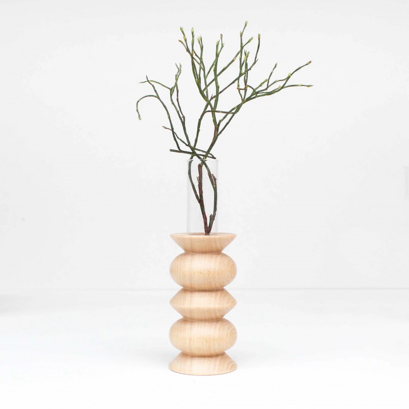 5MM Paper - vase de table en bois Totem - Moyen Nr 5 Voir la slide 5MM Paper - vase de table en bois Totem - Moyen Nr 5