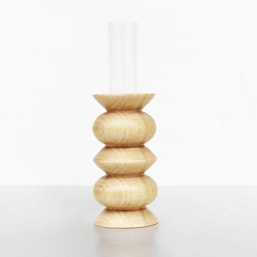 5MM Paper - vase de table en bois Totem - Moyen Nr 5 5MM Paper - vase de table en bois Totem - Moyen Nr 5