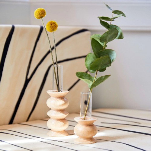5MM Paper - vase de table en bois Totem - Moyen Nr 5 5MM Paper - vase de table en bois Totem - Moyen Nr 5